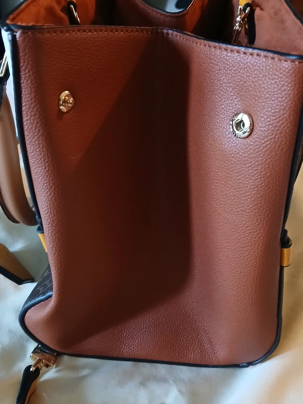 Louis Vuitton Fold Tote Satchel Crossbody PM Tri-Color Monogram + DUSTBAG